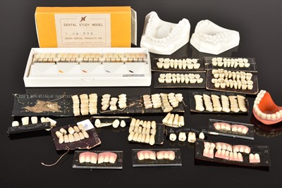 Lot 192 - Two plaster denture moulds
