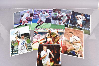 Lot 86 - England 2003 RWC winners signed player photographs