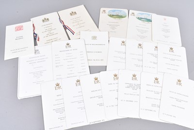 Lot 147 - An assortment of Royal Menus