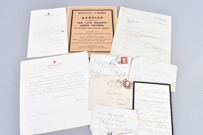 Lot 148 - A Special Forms of Service in Commemoration of Her Late Majesty Queen Victoria