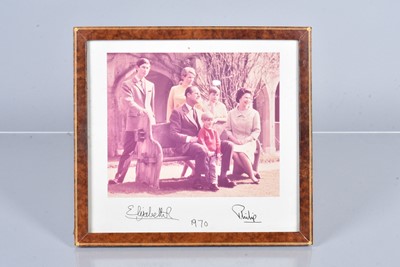 Lot 150 - Queen Elizabeth II (1926-2022) and Prince Philip (1921-2021) signed photograph