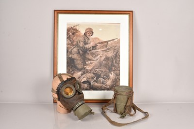 Lot 650 - A German M17 Gas Mask