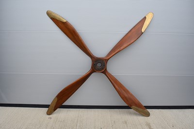 Lot 652 - A scarce FE8 four blade propeller