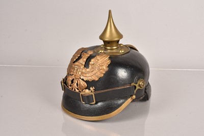Lot 704 - A WWI period Imperial German Pickelhaube