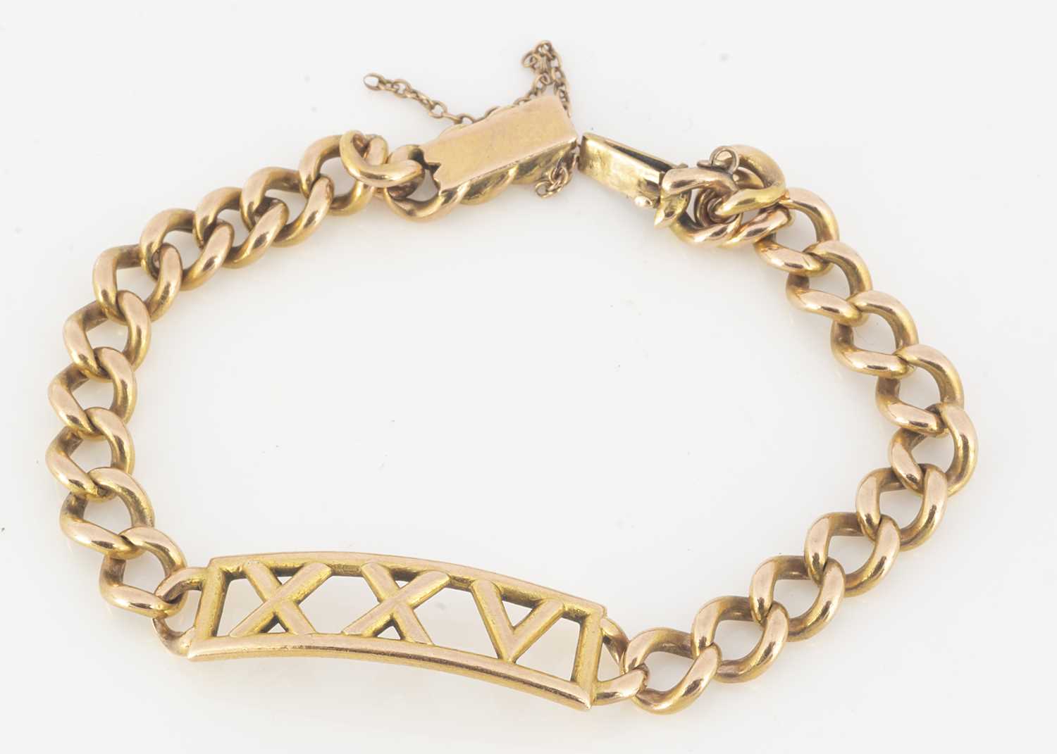 Lot 1 - A late 19th early 20th century bracelet