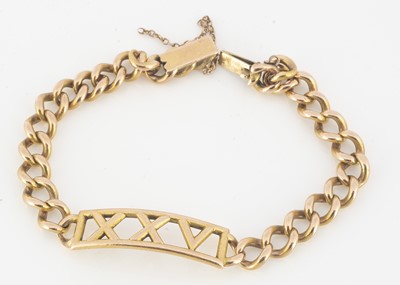 Lot 1 - A late 19th early 20th century bracelet