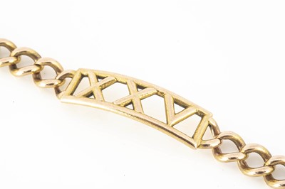 Lot 1 - A late 19th early 20th century bracelet