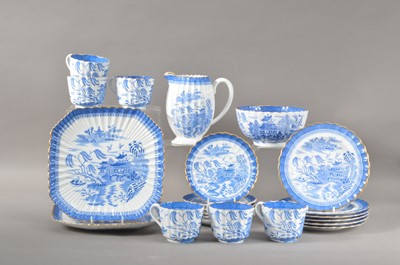Lot 81 - An early 20th century Copeland Spode blue and white tea service