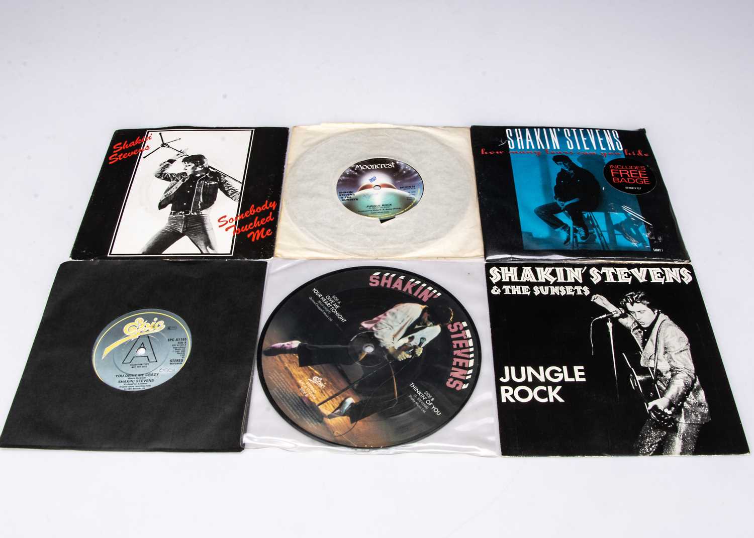 Lot 62 - Shakin Stevens 7" Singles