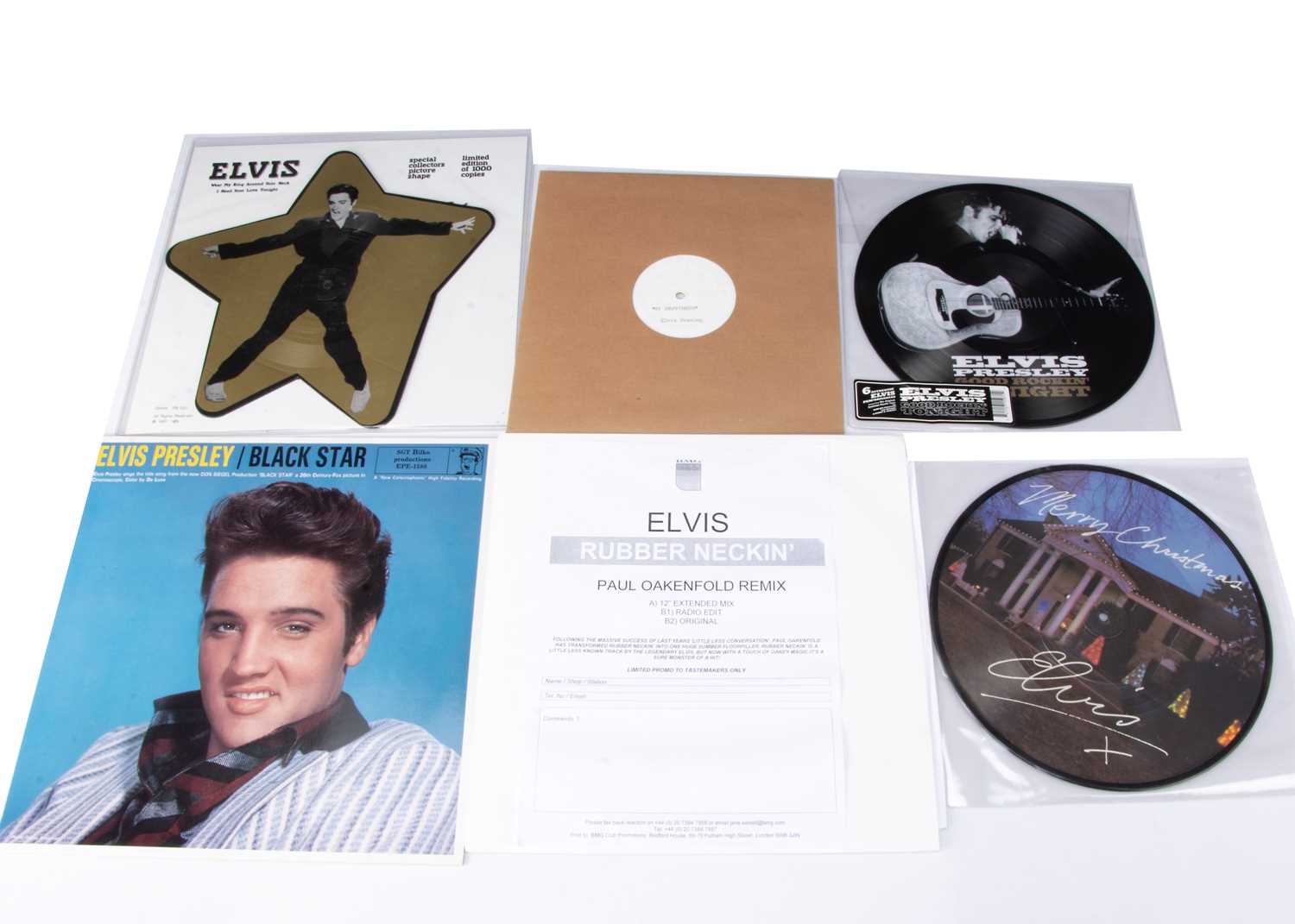 Lot 187 - Elvis Presley 12" / 10" Singles and EPs