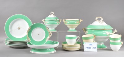 Lot 86 - A large collection of mostly 19th century Kerr & Binns Worcester dinner and tea wares