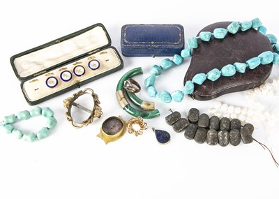 Lot 19 - A 19th century leather jewel case