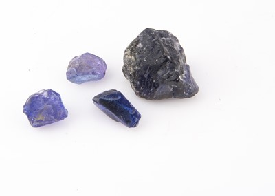 Lot 359 - Four rough zoisite crystals