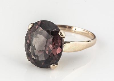 Lot 366 - A rare certificated colour change garnet