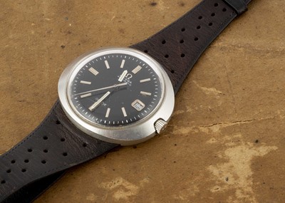 Lot 391 - A c1970s Omega Automatic stainless steel wristwatch