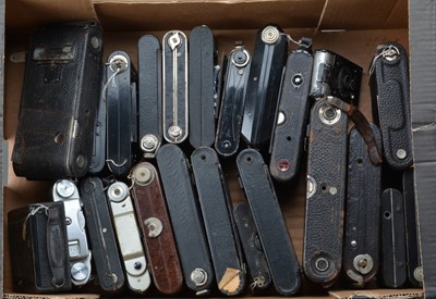 Lot 28 - A Tray of Folding Cameras