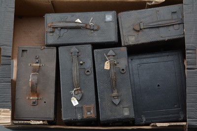 Lot 38 - Six Falling Plate Cameras