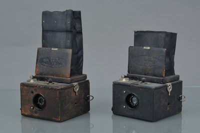 Lot 49 - Two Ensign 2¼ B Roll Film Reflex Cameras