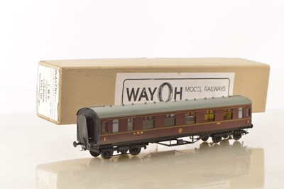 Lot 205 - Way0h Models Kitbuilt Finescale 0 Gauge LMS Stanier side Corridor All 1st Coach
