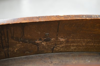Lot 1 - A 19th Century bow fronted mahogany bachelor's chest of draws