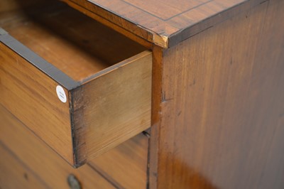 Lot 2 - An early 19th Century mahogany chest of draws
