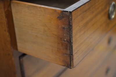 Lot 2 - An early 19th Century mahogany chest of draws