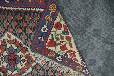 Lot 51 - A cream ground hand-knotted wool Kilim