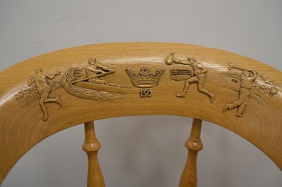 Lot 68 - The "Vincent's Club" Oxford University 150th Anniversary Commemorative Armchair