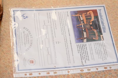 Lot 68 - The "Vincent's Club" Oxford University 150th Anniversary Commemorative Armchair