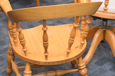 Lot 68 - The "Vincent's Club" Oxford University 150th Anniversary Commemorative Armchair