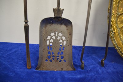 Lot 86 - A vintage Middle Eastern brass charger