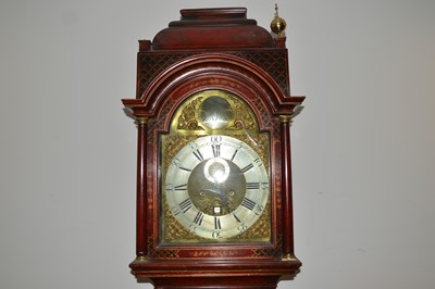 Lot 111 - An early 20th century Chinoiserie long case clock
