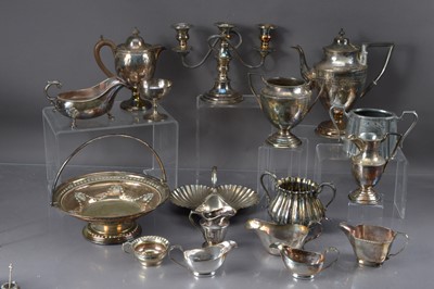 Lot 496 - A quantity of Victorian and later silver plated items