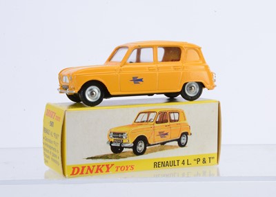 Lot 76 - A Rare French Dinky Toys 561 Renault 4L 'P & T' Postal Van