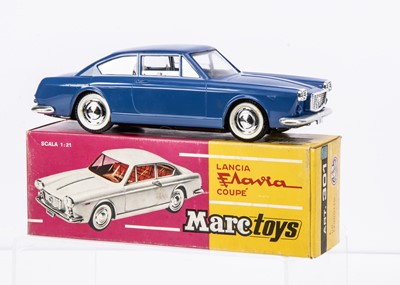 Lot 384 - A 1960's Marc-Toys (Marchesinsi) 1:21 Plastic Friction Drive Lancia Flavia Coupe No.301