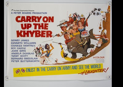 Lot 12 - Carry On Up The Khyber (1968) Quad Poster
