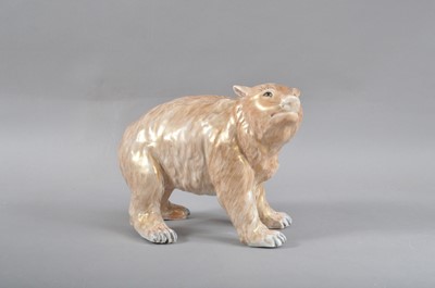 Lot 141 - A late Meiji period Japanese Kutani bear