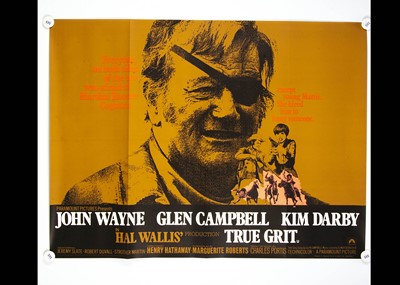 Lot 67 - True Grit (1969) UK Quad poster
