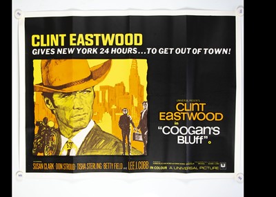 Lot 202 - Coogan's Bluff (1968) Quad Poster