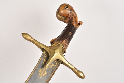 Lot 886 - A Persian Shamshir