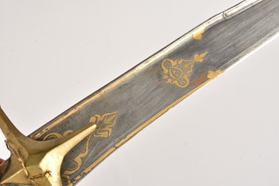 Lot 886 - A Persian Shamshir