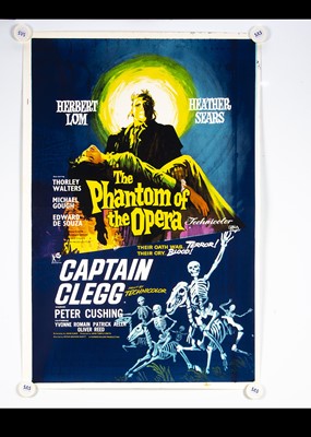 Lot 245 - Phantom Of The Opera / Captain Clegg Double Crown Poster