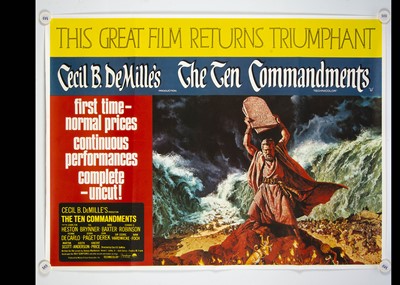 Lot 265 - The Ten Commandments Quad Posters