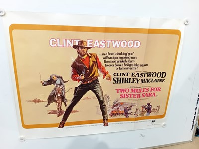 Lot 267 - Two Mules For Sister Sarah (1970) Quad Posters