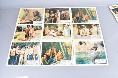 Lot 329 - Away All Boats Lobby Cards / Front of House Stills