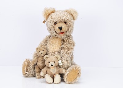 Lot 95 - Three post-war Continental teddy bears with labels