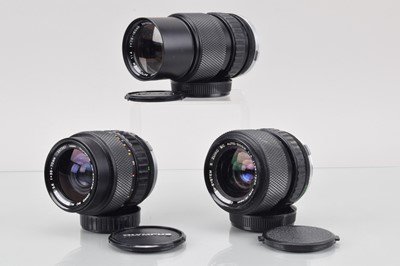 Lot 49 - Three Olympus OM Zoom Lenses