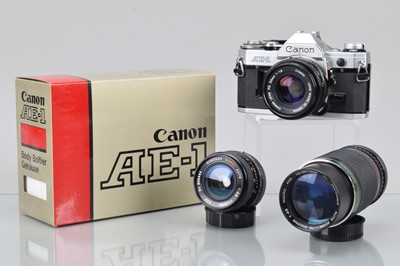 Lot 771 - A Canon AE-1 SLR Camera
