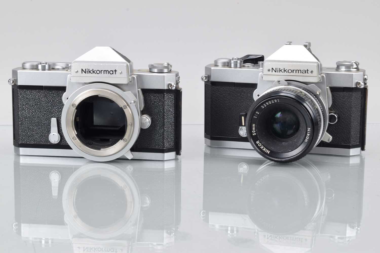 Lot 773 - Two Nikon Nikkormat SLR Cameras