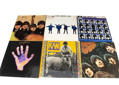 Lot 107 - Beatles / Solo LPs